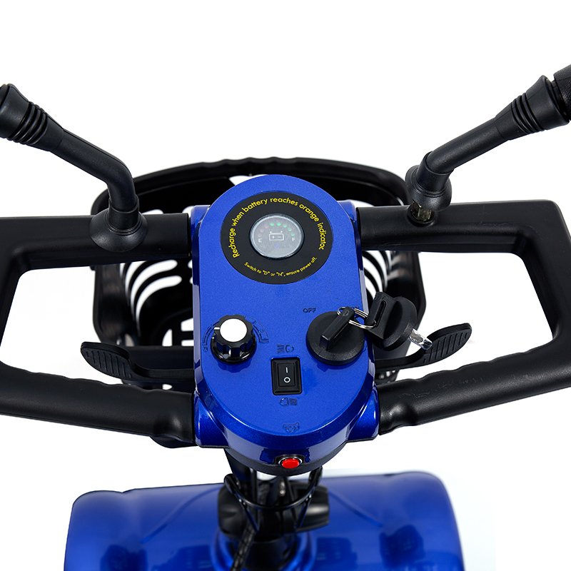 YL-08S Heavy-Duty 4-pyöräinen taittuva liikkuva skootteri 12° kiipeilykapasiteetilla