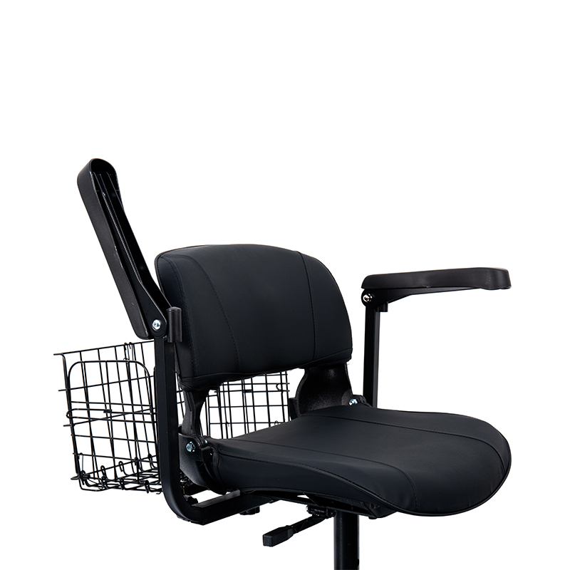 YL-07 4-pyöräinen taitettava sähkökäyttöinen liikkuva skootteri korilla