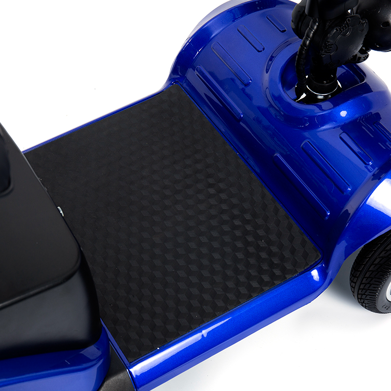 YL-09B kokoontaittuva 4-pyöräinen kevyt liikkuva skootteri korilla