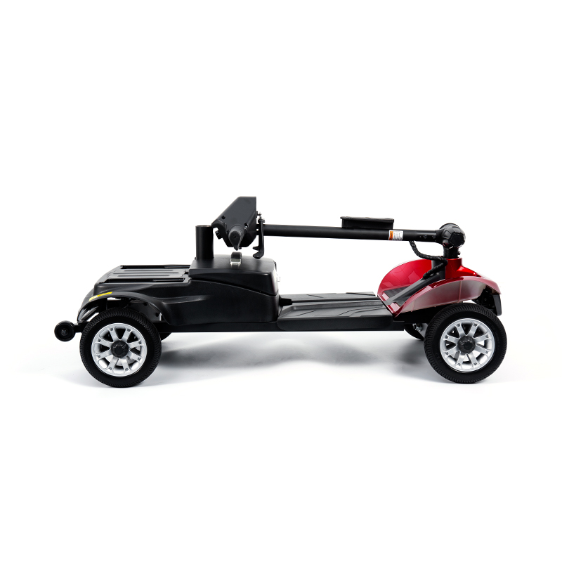 YL-02 kevyt 4-pyöräinen skootteri senioreille, jossa on 360° kääntyvä istuin