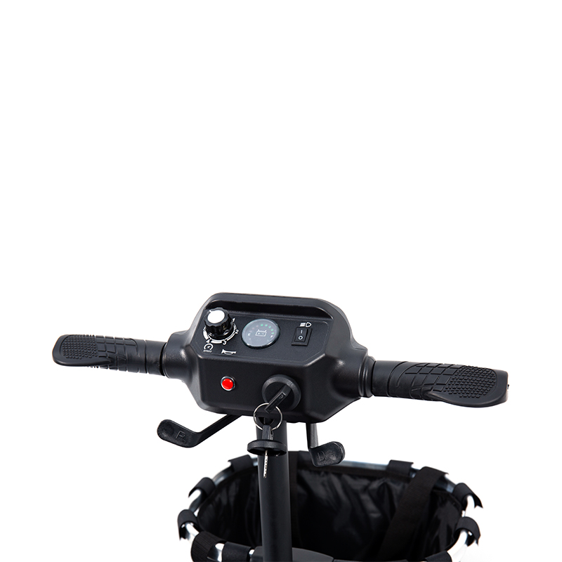 YL-02 kevyt 4-pyöräinen skootteri senioreille, jossa on 360° kääntyvä istuin