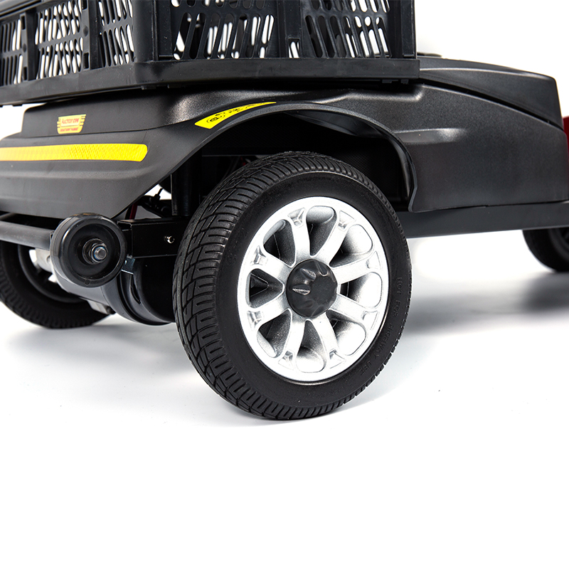 YL-02 kevyt 4-pyöräinen skootteri senioreille, jossa on 360° kääntyvä istuin