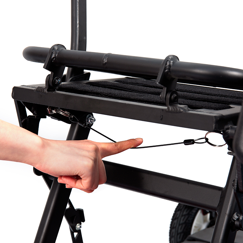 YL-211 4 Wheels Tourist sähköskootteri senioreille LED-ajovalolla, kori