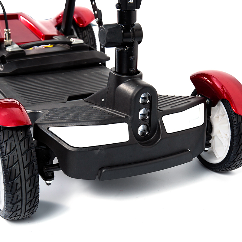 YL-211 4 Wheels Tourist sähköskootteri senioreille LED-ajovalolla, kori