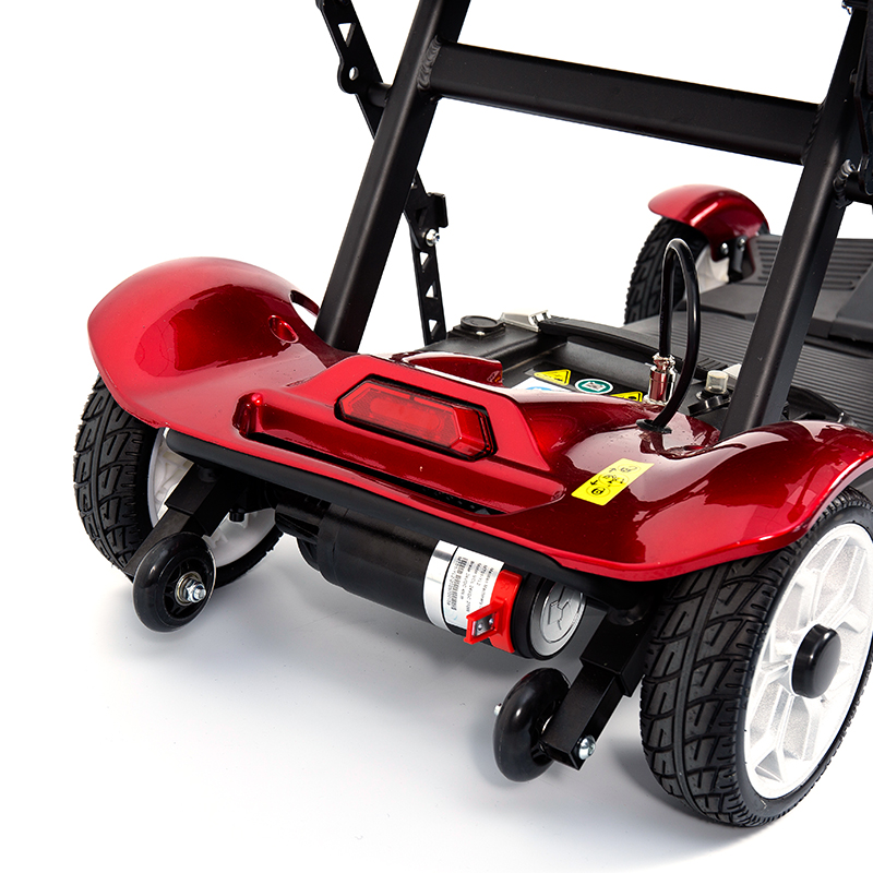 YL-211 4 Wheels Tourist sähköskootteri senioreille LED-ajovalolla, kori