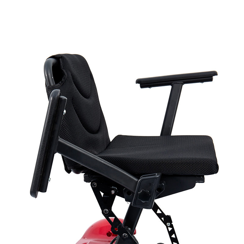 YL-211 4 Wheels Tourist sähköskootteri senioreille LED-ajovalolla, kori